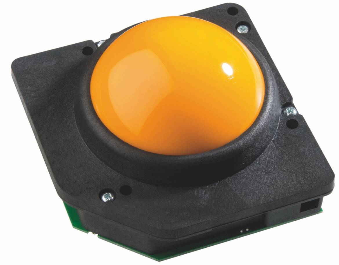 75mm trackball , gul eller sort kugle